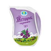 Йогурт молочный с ароматом Черника 1,5% Кезский сырзавод 900г
