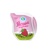 Йогурт молочный с ароматом Клубника 1,5% Кезский сырзавод 450г