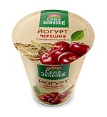 Йогурт фруктовый Черешня 3,5% Село Зелёное 270гр