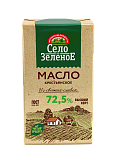 Масло сливочное «Крестьянское» сладкосливочное несоленое 72,5% "Село Зелёное" 175г